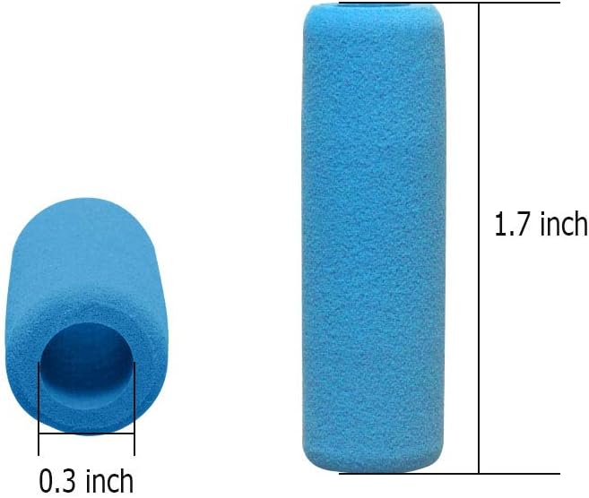 Soft Cushion Pencil Grips 40 Pcs Writing Drawing Aid Pen Holder for Kids, Students, Adults Random Assorted Color