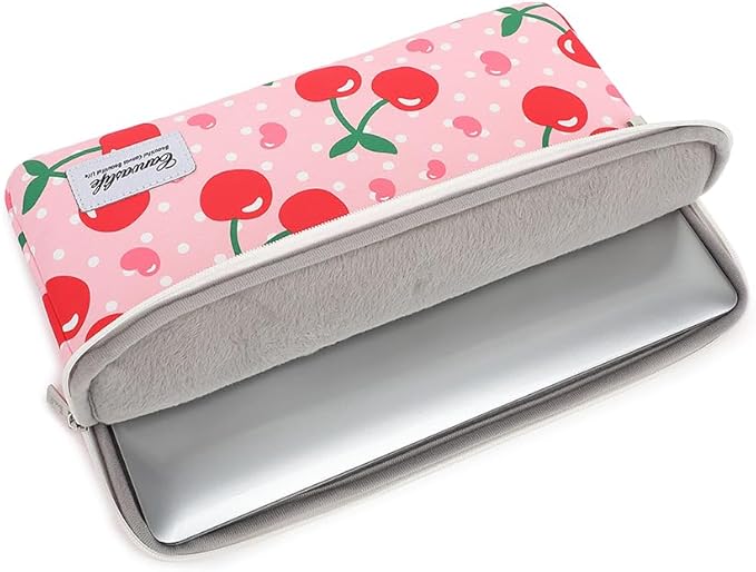 Canvaslife Patten Laptop Sleeve 14 inch 14.0 inch Laptop case Bag (Cherry)