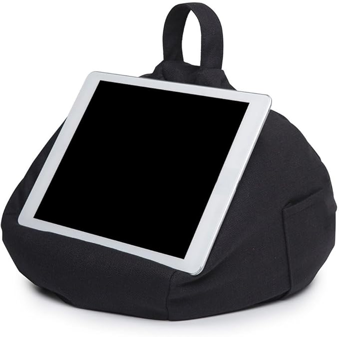 Bean Bag Cell Phone Holder, Beanbag Tablet Pillow Stand Portable, Book Pillow For Reading In Bed, Bed Tablet Holder Bookholders For Desk Textbook Recipe Music Scores Magazines, Reading Lover Gift