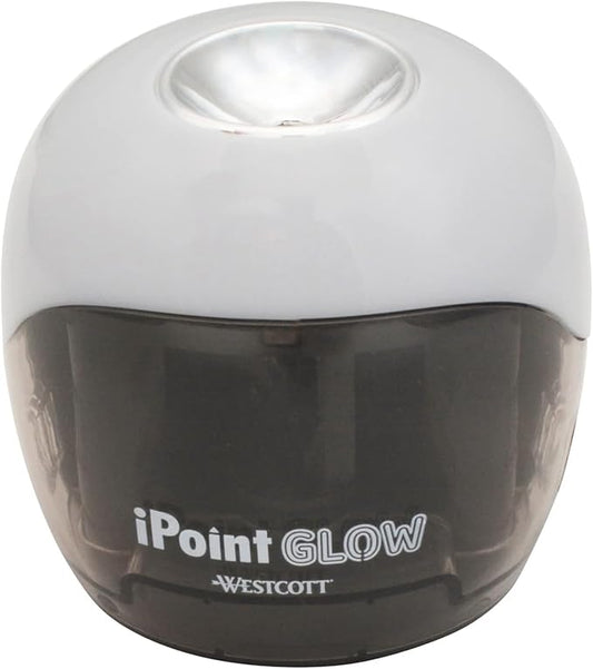 Westcott iPoint Glow Color Changing Battery Pencil Sharpener