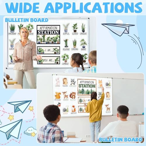 Blue Grid Graph Bulletin Board Roll Non-Woven Fabric Poster 15.7" x40ft