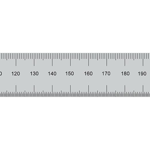 PEC Tools 12"/300mm Metal Ruler
