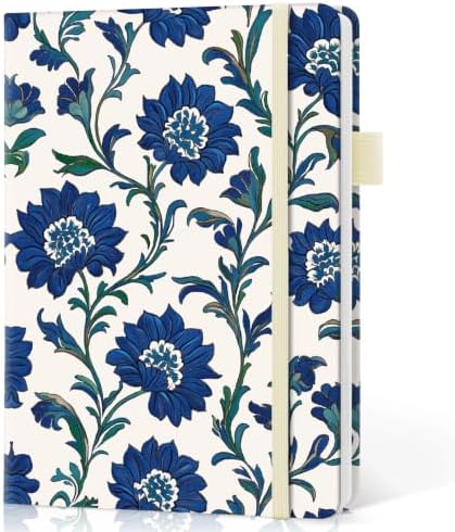 Taja Pretty Journal for Women, 5.7" x 8.3" Lined Notebook for Journaling