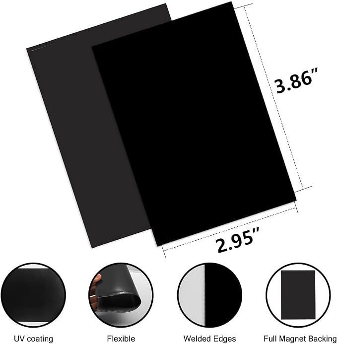 CHUNNIAO Magnetic Picture Frame 2.5X3.5-20 pack,Wallet Size Photo Magnets Sleeves for Refrigerator