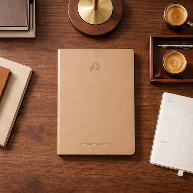Nextnoid Hardcover Lined Notebook Journal - 120 GSM Thick Paper, Medium A5-160 Pages - Perfect For Writing, Journaling and Note-Taking (Skin, Ruled)