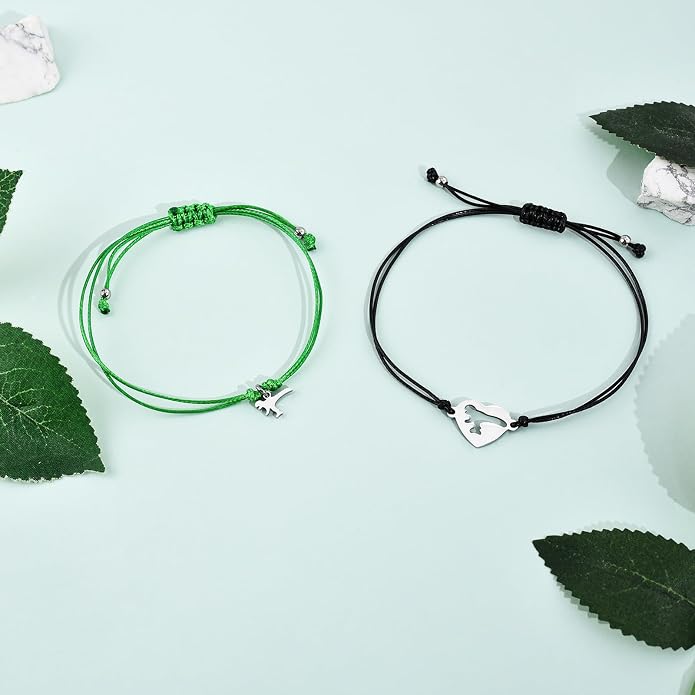 Back to School Gifts Mommy and Me Bracelet First Day of School Matching Wish Bracelets Set for Mother Daughter Son Women Teen Girls Boys Jewelry Gift