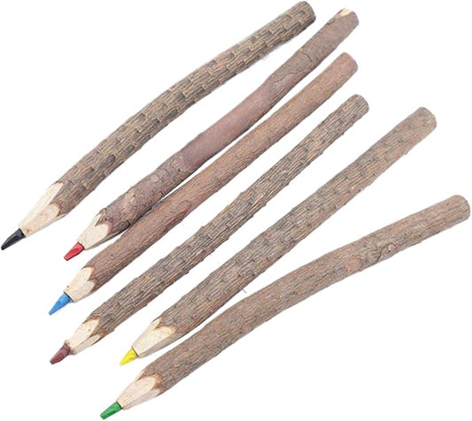 Color Pencil Set, Wooden Graphite Pencils, Drawing Tools with Natural Wood Finish, Art Pens with Vintage Style Design, Art Supplies, Sketching Pencils for School Workplace Events Travel