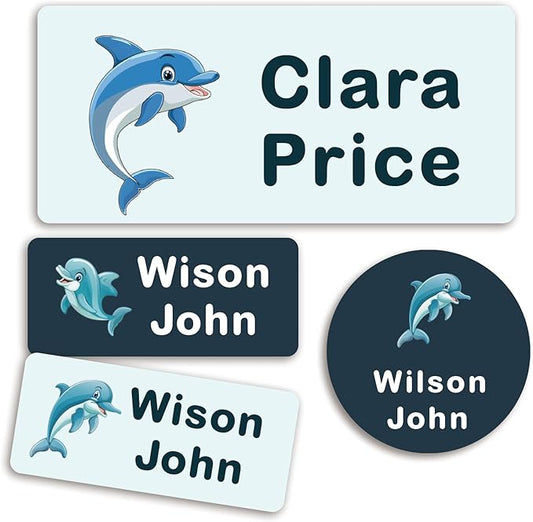 304 Personalized Daycare Labels with Name,Custom Waterproof Name Stickers,No Iron Name Stickers for Clothing Tags,Water Bottles,School Supplies,Personalized Name Stickers Labels for Clothes,Lunch Box