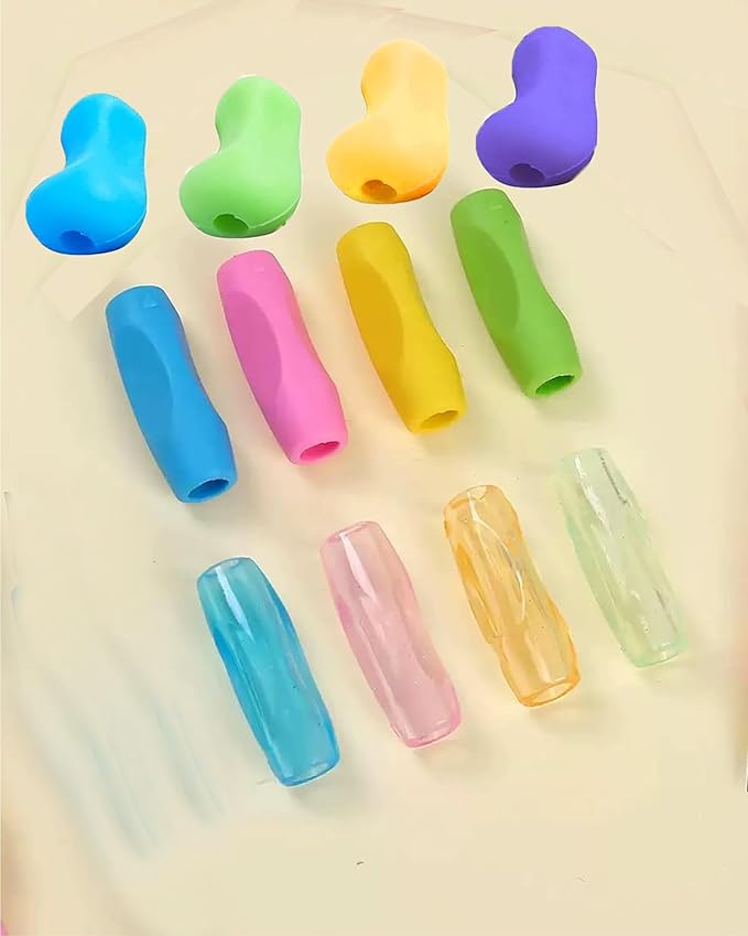 16 PCS Pencil Grips for Handwriting, Silicone Pencil Grippers, Holder Posture Correction for Preschooler Training, Writing Aid Tool for Preschools Students,Toddlers, Adults (16)