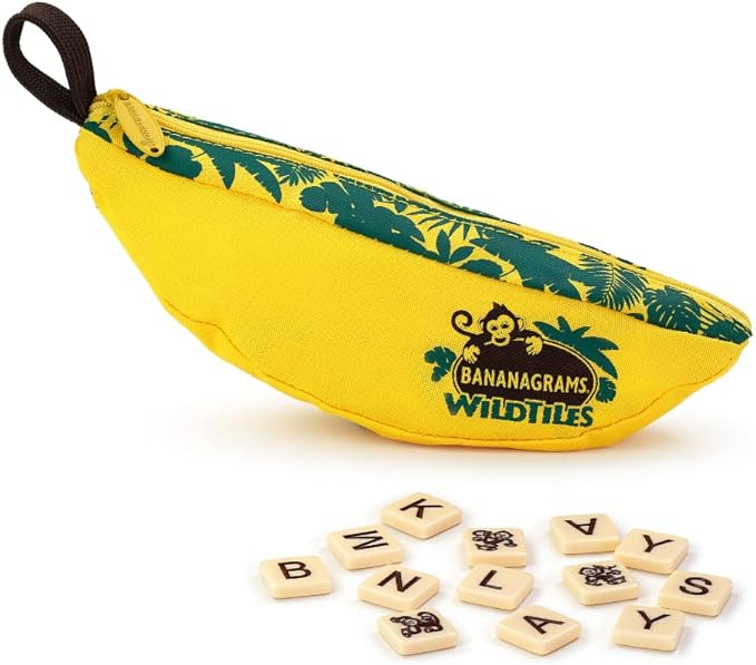 Bananagrams WildTiles Vocabulary Building and Spelling Improvement Lettered Tile Game for Ages 7 and Up