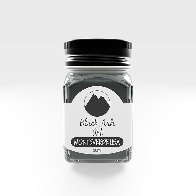 Monteverde USA Ink with ITF Technology, 30 ml Black Ash (G309BA)