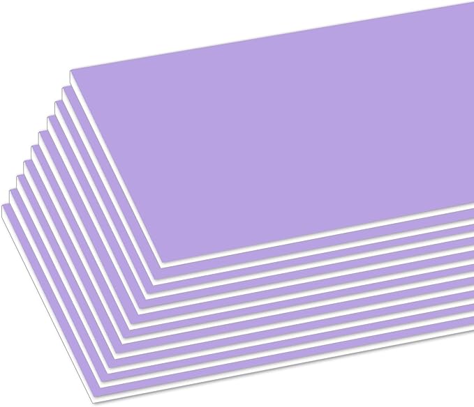 BAZIC Products Foam Board 20" X 30" Lavender, Colored Foam Boards 3/16 Inch Thickness, Presentation Signboards School Craft Project Framing Display, 25-Pack