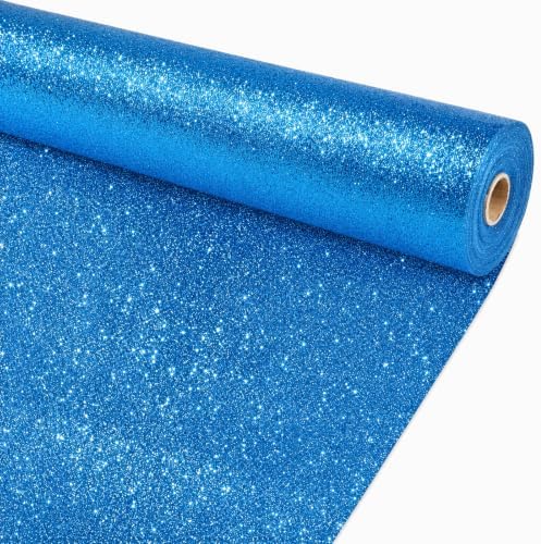 Glitter Dark Blue Bulletin Board Roll Non-Woven Fabric Poster 15.7" x20ft