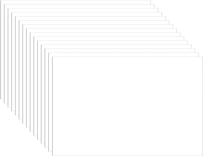 60 Sheets White Cardstock 4 x 6 Craft Paper, 300gsm/110lb Heavyweight Flat Card Stock Printer Paper for Cards Making, Wedding Invitations, Greeting Cards, Birthday, Drawing