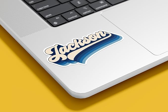 Personalized Waterproof Name Stickers - Daycare, School, and Office Labels for Bottles, Cups, Containers, Lunch Boxes, Laptop & Supplies (Rainbow)