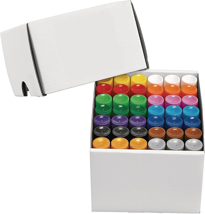 Colorations Tempera Paint Sticks, Set of 42