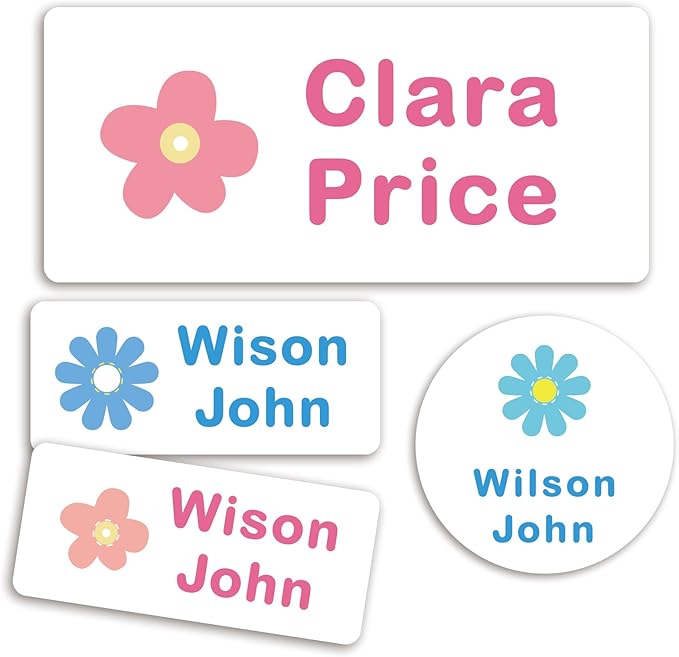 304 Personalized Daycare Labels with Name,Custom Waterproof Name Stickers,No Iron Sticker for Clothing Tags,Water Bottles,School Supplies,Personalized Name Stickers Labels for Clothes,Lunch Box