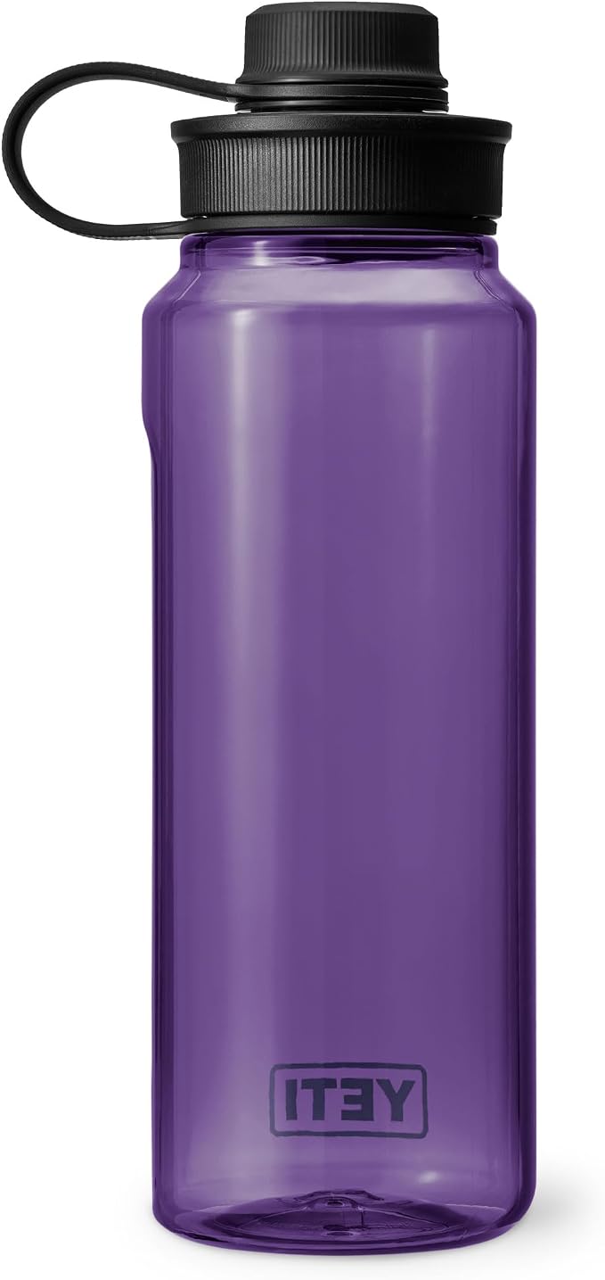 YETI Yonder Water Bottle with Yonder Tether Cap, Lightweight, Leakproof and BPA-Free