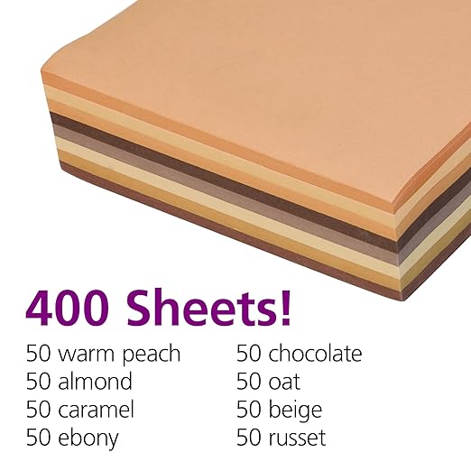 Colorations Colors Like Me Craft Paper - 400 Sheets