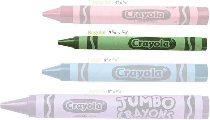 Crayola Crayons Bulk (24 Packs), Preschool Classroom Supplies, Coloring Book Supplies, School Crayons for Kids, Gifts, Ages 3+