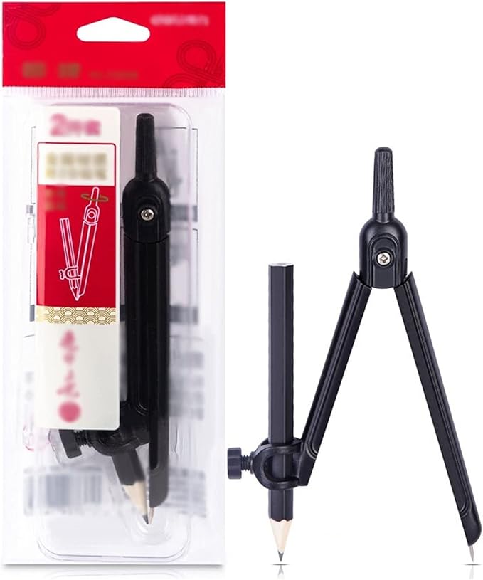 UNNS Drawing Compass Compass Set, Compass for Geometry Math Geometry Kit Drafting and Drawing Tools for Student and Engineering Drawing Geometry Set (Color : E)