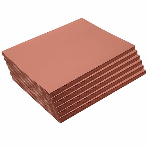 Colorations 9" x 12" Mediumweight Brown Construction Paper - 300 Sheets, Bulk Art Paper, Arts and Crafts, School Supplies, Drawing, Coloring, Painting, 3D Art