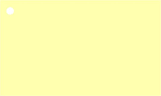 Colonial Cards: 150 Color Cardstock 3" x 5" Index Cards, Unruled with Corner 1-Hole Punched and 4 Binder Rings, Light Yellow