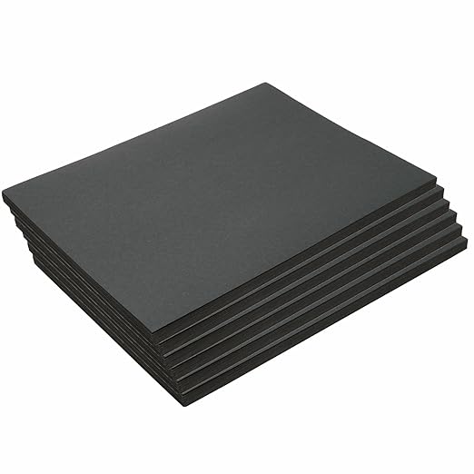 Colorations 9" x 12" Mediumweight Black Construction Paper - 300 Sheets, Bulk Pack Art Paper, Arts and Crafts, School Supplies, Drawing, Coloring, Painting, 3D Art