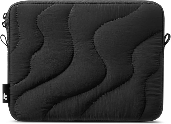 tomtoc 360 Protective Puffy Tablet Sleeve for 2026 11-inch iPad Air M4/M3, iPad Pro 2025 (M5/M4), iPad (A16) with Magic Keyboard/Smart Keyboard Folio, Quilted Soft Puffer iPad Case Bag