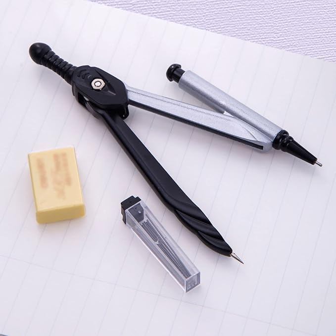 Compass Geometry Tool Compass Professional Drawing Tools Set Multifunctional Compass Learning Special Math Geometry Drawing Math Supplies Drafting Tools Geometry Tool Set (Color : B)