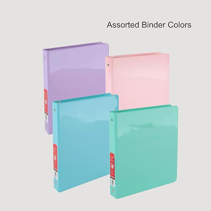 Back to School Supplies Elementary, Pastel Colors 15 count