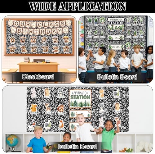 Composition Bulletin Board Roll Non-Woven Fabric Poster 15.7" x65.6ft