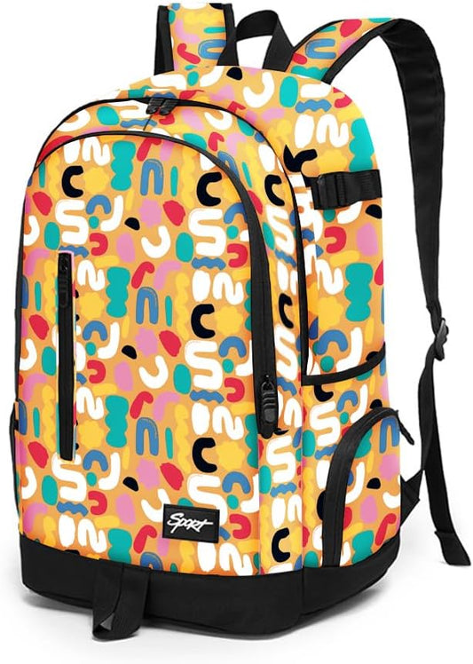rickyh style School Backpack Travel Bag for Men & Women Lightweight College Back Pack with Laptop Compartmen