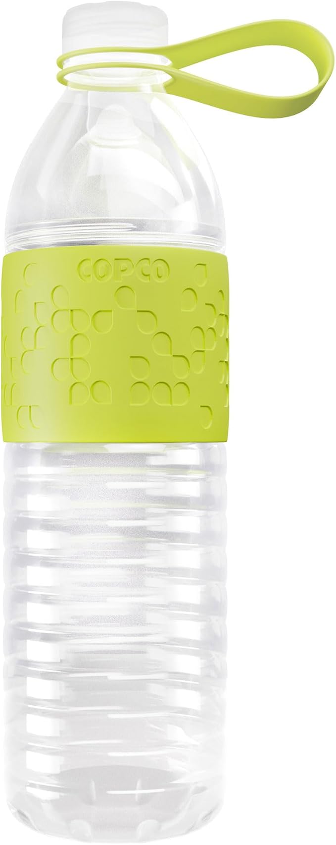 Copco Hydra 20 oz Water Bottle with Carrying Loop – Leak Proof, BPA Free Tritan, Dishwasher Safe, Twist-Open Body, Non-Slip Silicone Grip, Perfect for Gym, Travel, Office & Daily Use (Green)