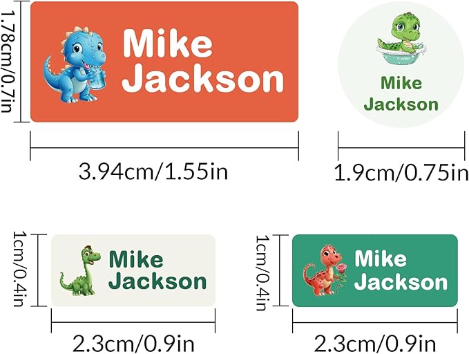 304 Personalized Daycare Labels with Name,Custom Waterproof Name Stickers,No Iron Sticker for Clothing Tags,Water Bottles,School Supplies,Personalized Name Stickers Labels for Clothes,Lunch Box