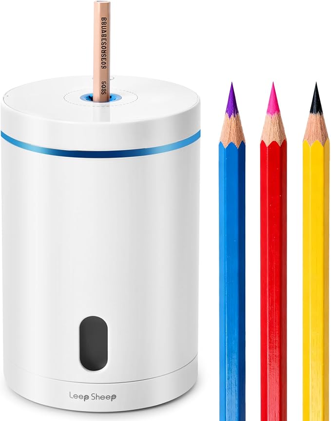Fully Automatic Electric Pencil Sharpener, Rechargeable