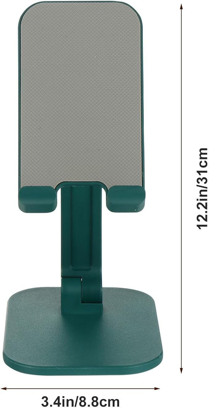 FRCOLOR Adjustable Desktop Phone Stand and Tablet Holder Multifunctional Phone Bracket with Height Lift Portable for Online Classes and Live Streaming