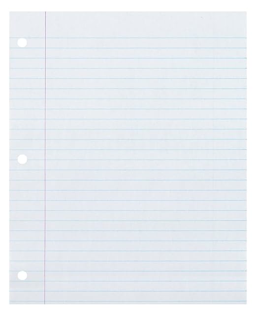 PACON Ecology Recycled Filler Paper - Letter, White, 8-1/2" x 11"