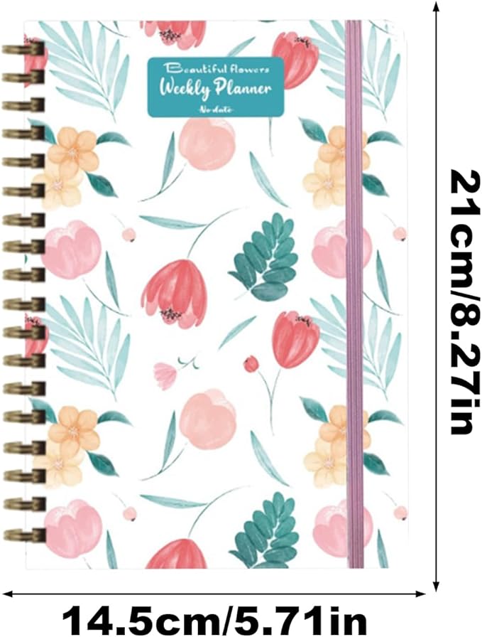 Meeting Notebook For Work, Portable Design, 1 Piece, Daily Work Planner, Portable Office Journal, Task Habit Tracker, For Study Home Exercise Travel