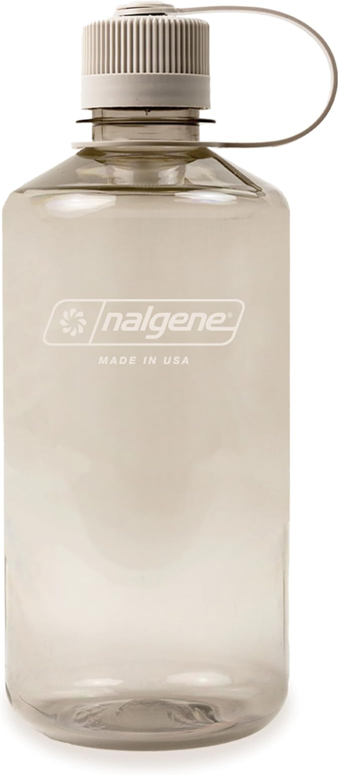 Nalgene 32 oz Narrow Mouth Water Bottle | BPA-Free, Durable & Leak Proof, Lightweight Bottle for Hiking, Gym & Travel, Cotton