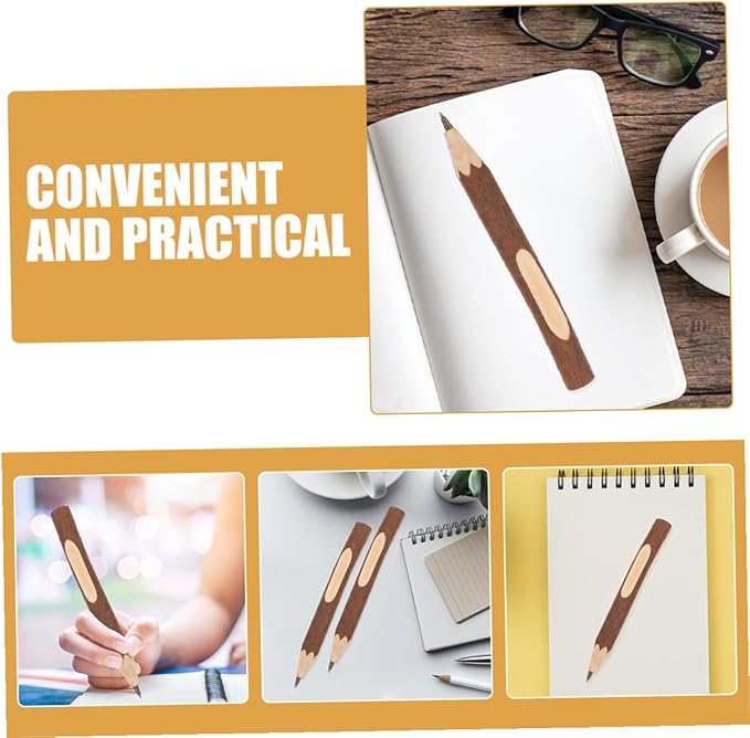 Wood Ballpoint Pens 17cm 10pcs Natural Tree Branch Biodegradable Writing Pens Lightweight for Home Office Use