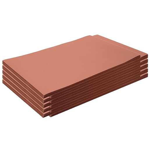 Colorations 12" x 18" Mediumweight Brown Construction Paper - 500 Sheets, Bulk Pack Art Paper, Arts and Crafts, School Supplies, Drawing, Coloring, Painting, 3D Art Paper