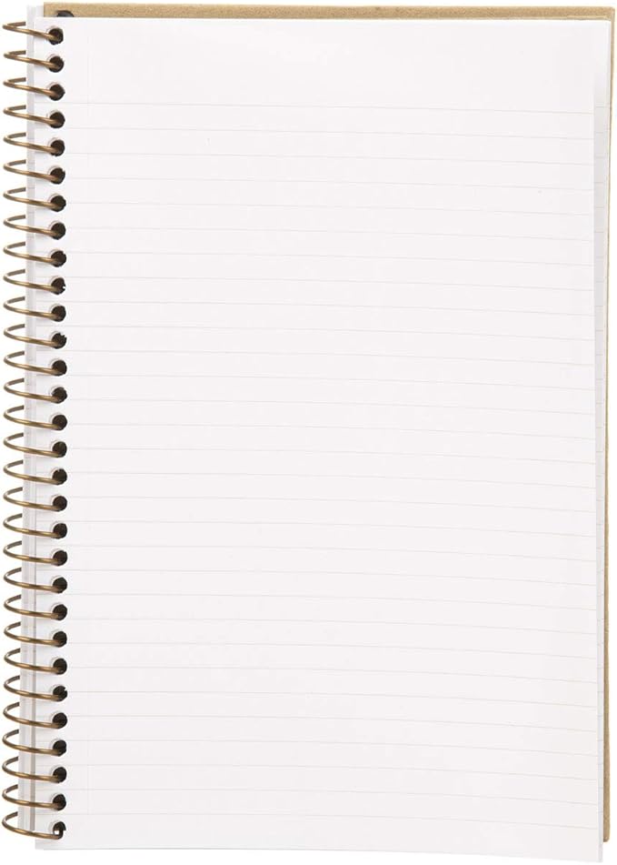 Mintra 100% Recycled Notebooks (Junior Size (6.5in x 9.5in), Plain Cover 3pk)
