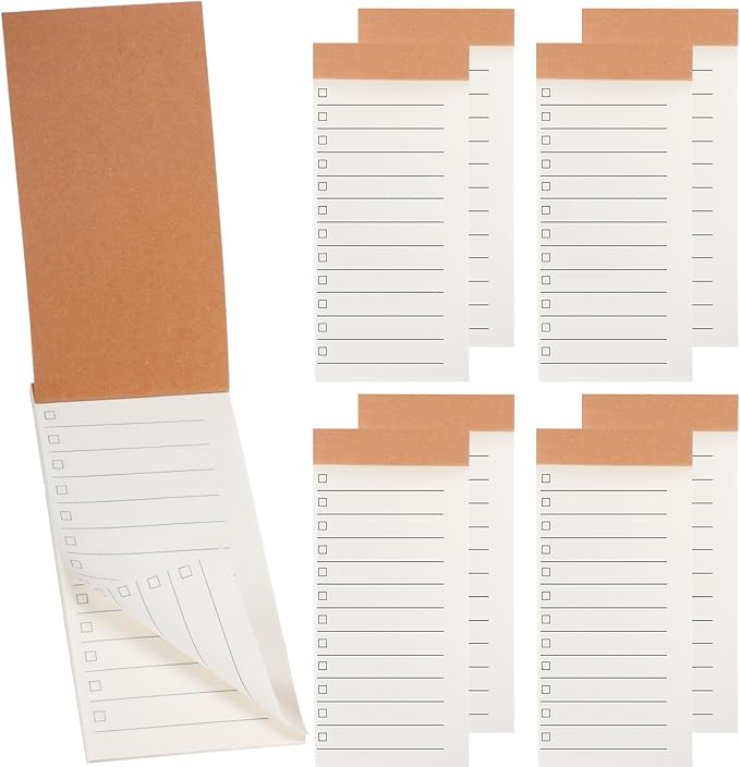 Eaasty 20 Pack Bulk Mini to Do List Notepads with Kraft Cover 5.5" x 2.7" Lined Tear-Off Memo Pads Small Pocket Checklist Notebooks for Office, Teacher, Grocery Lists, Planning and Organization