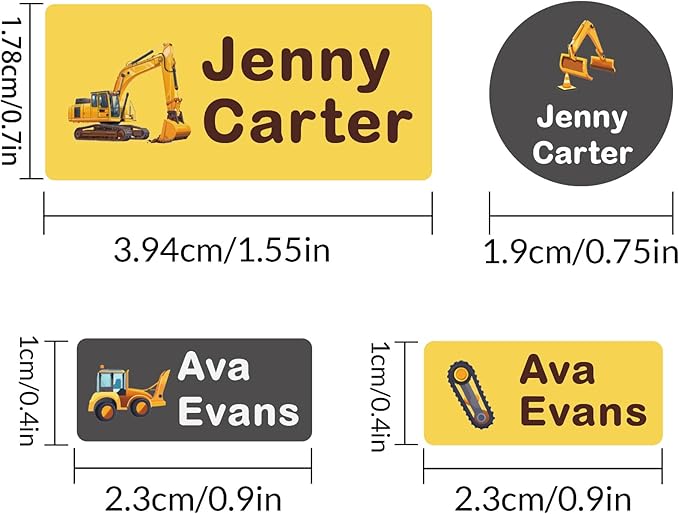 304 Personalized Daycare Labels with Name,Custom Waterproof Name Stickers,No Iron Sticker for Clothing Tags,Water Bottles,School Supplies,Personalized Name Stickers Labels for Clothes,Lunch Box