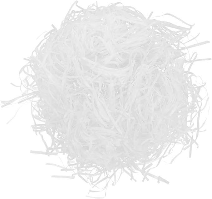 Holibanna 1bag Reusable Shredded Paper Filler for Baskets and Boxes Crinkle Paper Packaging Grass Cushion