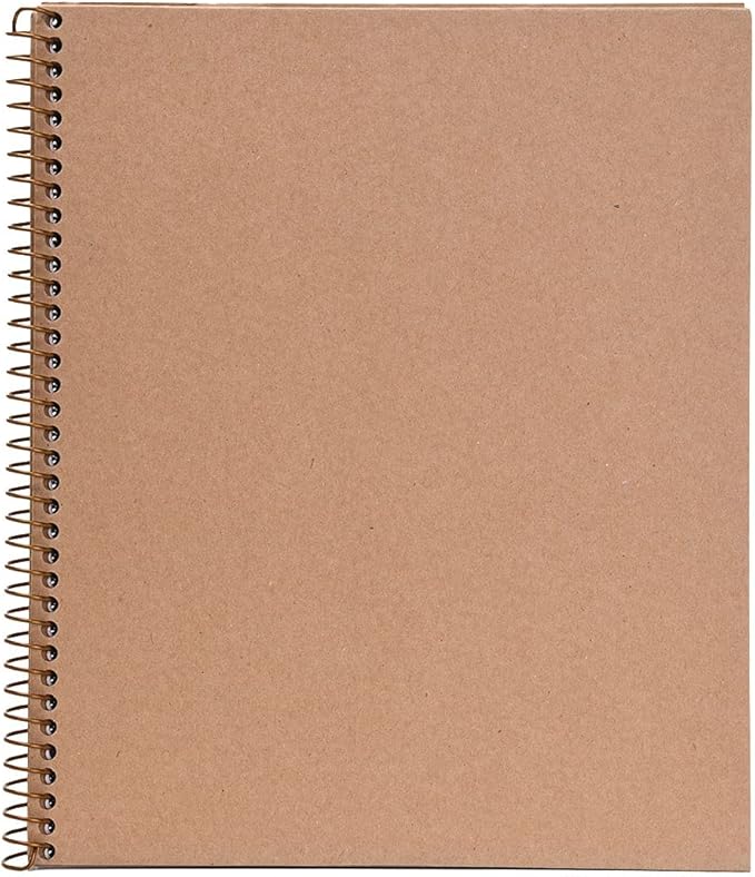 Mintra 100% Recycled Notebooks (Letter Size (8.5in x 11in), Solid Set 3pk)