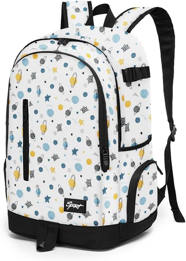 rickyh style School Backpack Travel Bag for Men & Women Lightweight College Back Pack with Laptop Compartmen