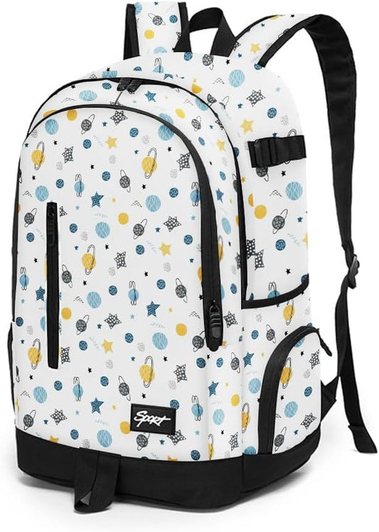 rickyh style School Backpack Travel Bag for Men & Women Lightweight College Back Pack with Laptop Compartmen