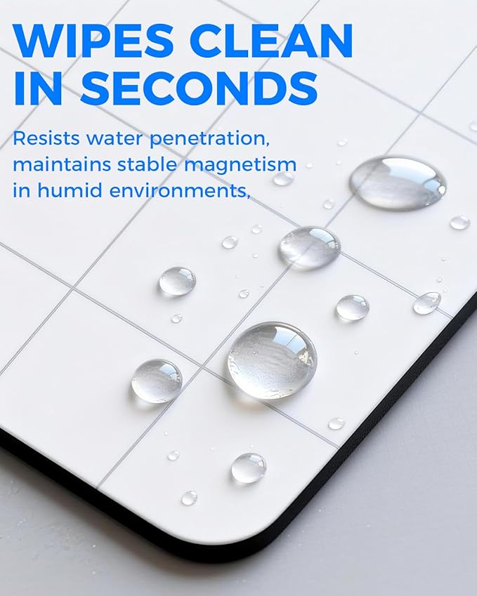 Magnetic Mat Magnetic Project Mat with Waterproof Surface & Dry Erase Pen - Keep Screws and Small Parts Organized for Repairing Phone, Laptop, PC, Electronics - Large Size 11.8 x 9.8 inch